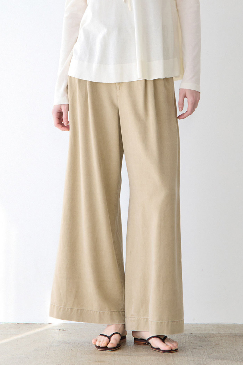 マットヴィンテージタックワイドパンツ