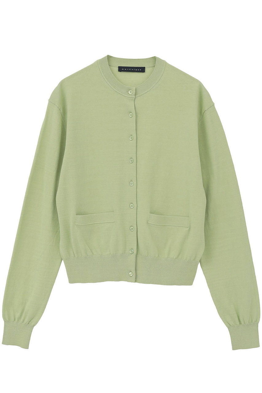 マルティニーク/martiniqueの【予約販売】ESSENSIALカーディガン(アンサンブル可)(グリーン/A0361KCD310)