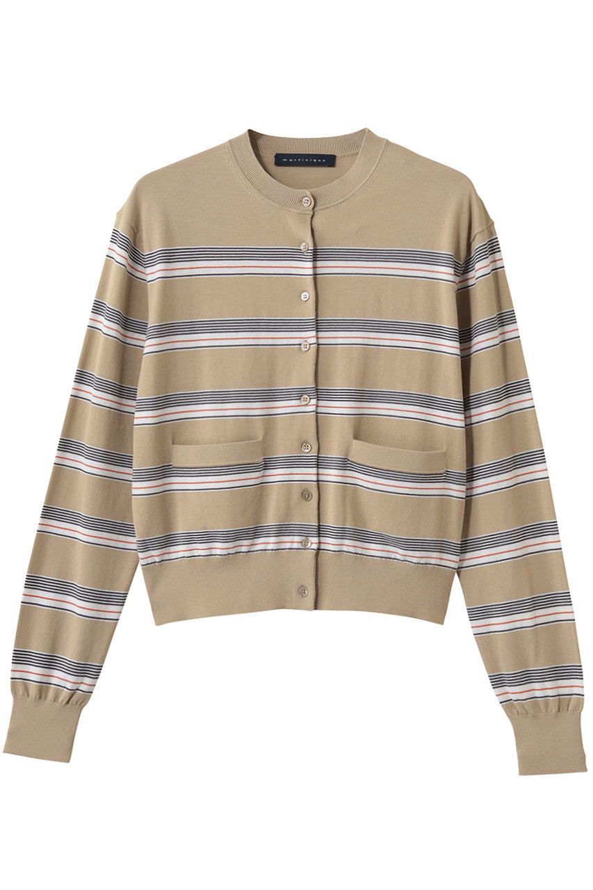 マルティニーク/martiniqueのESSENSIALカーディガン(アンサンブル可)(ボーダー/A0361KCD310)