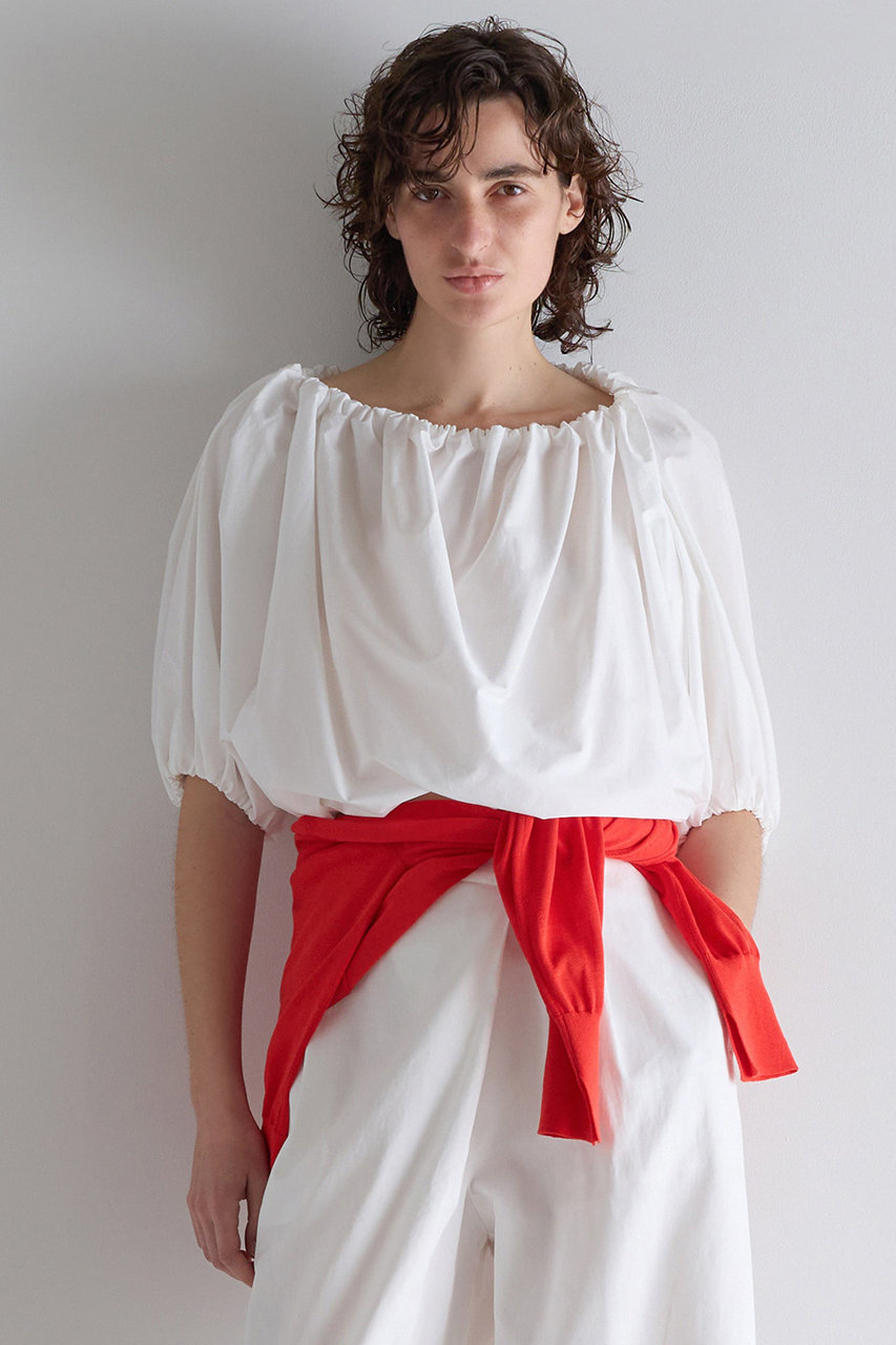 マルティニーク/martiniqueの【予約販売】ギャザーバルーンプルオーバー(ホワイト/A0361FB 441)