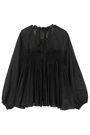 マルティニーク/martiniqueの【予約販売】プリーツブラウス(110400/110403)