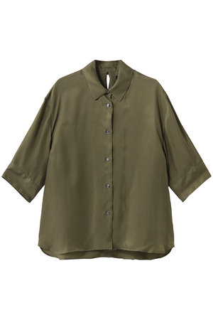 マルティニーク/martiniqueのシルキーキュプラオーバーサイズスリーブシャツ(セットアップ可)(110400/110402)