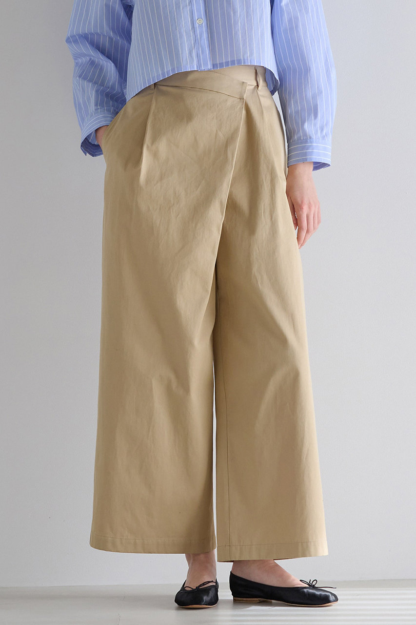 マルティニーク/martiniqueの【予約販売】ハイカウントギャバチノパンツ(ベージュ/A0361FP 453)