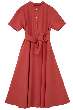 マルティニーク/martiniqueの【l’heritage martinique】リネンコットンストレッチワンピース(110500/110503)