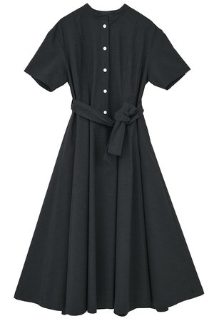 マルティニーク/martiniqueの【予約販売】【l’heritage martinique】リネンコットンストレッチワンピース(110500/110503)