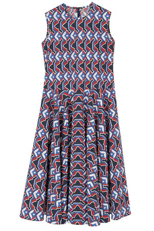 マルティニーク/martiniqueの【予約販売】【l’heritage martinique】アールデコ・タイルサマードレス(110500/110503)