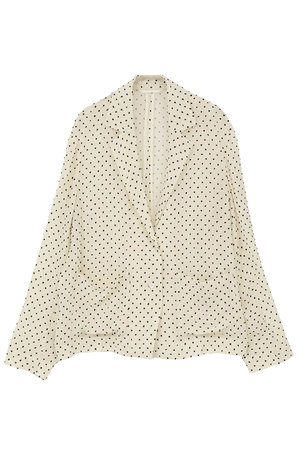 マルティニーク/martiniqueの【l’heritage martinique】ドットカットジャガードジャケット(セットアップ可)(110800/110801)