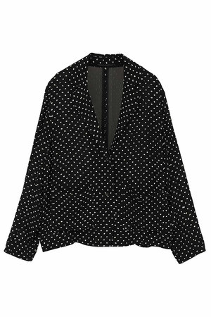 マルティニーク/martiniqueの【l’heritage martinique】ドットカットジャガードジャケット(セットアップ可)(110800/110801)