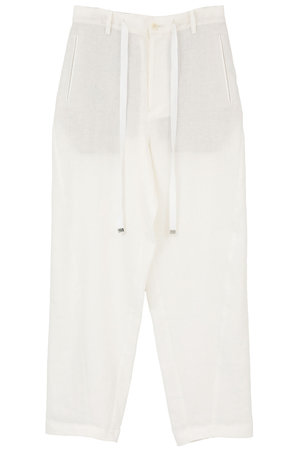 マルティニーク/martiniqueの【予約販売】【l’heritage martinique】ストレッチリネンイージーパンツ(110600/110601)