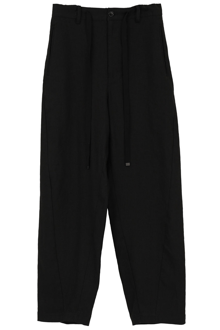 マルティニーク/martiniqueの【予約販売】【l’heritage martinique】ストレッチリネンイージーパンツ(ブラック/A0361FP 563)