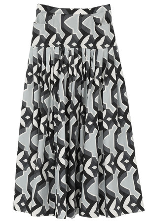 マルティニーク/martiniqueの【予約販売】【l’heritage martinique】アールデコ・タイルボリュームスカート(110700/110703)