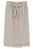 【l’heritage martinique】ストレッチリネンミディアムスカート