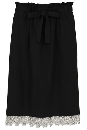 マルティニーク/martiniqueの【予約販売】【l’heritage martinique】ストレッチリネンミディアムスカート(110700/110703)