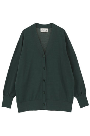 マルティニーク/martiniqueの【予約販売】【l’heritage martinique】シルクコットンVネックカーディガン(110300/110303)