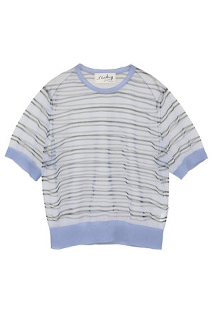 マルティニーク/martiniqueの【予約販売】【l’heritage martinique】シアーボーダープルオーバー(110300/110301)