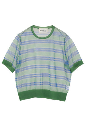 マルティニーク/martiniqueの【予約販売】【l’heritage martinique】シアーボーダープルオーバー(110300/110301)