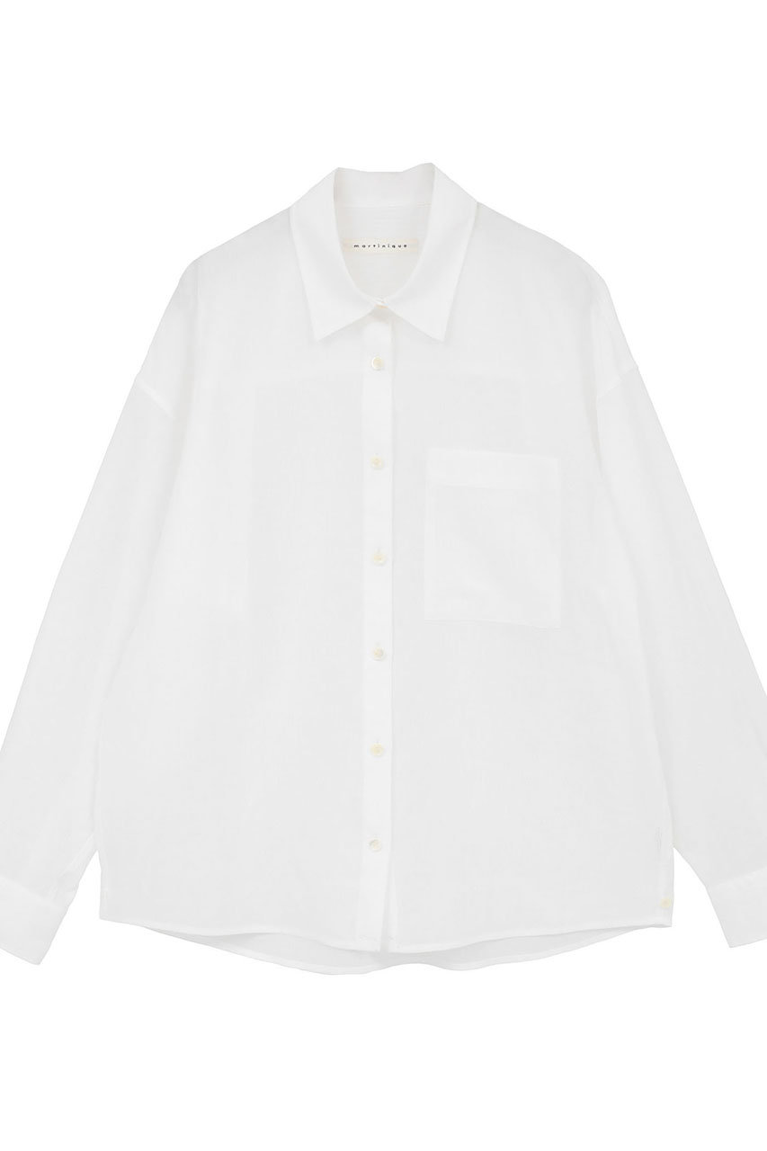 マルティニーク/martiniqueの【予約販売】アキハボイル2WAYシャツ(ホワイト/A0363FB 051)