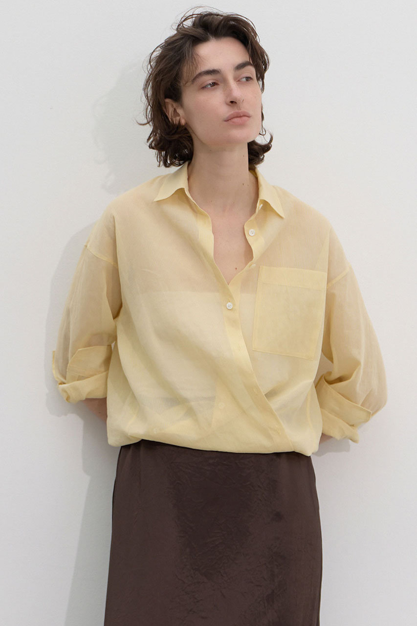 マルティニーク/martiniqueの【予約販売】アキハボイル2WAYシャツ(イエロー/A0363FB 051)