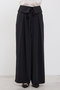 【予約販売】ウエスト折り返しワイドパンツ マルティニーク/martinique