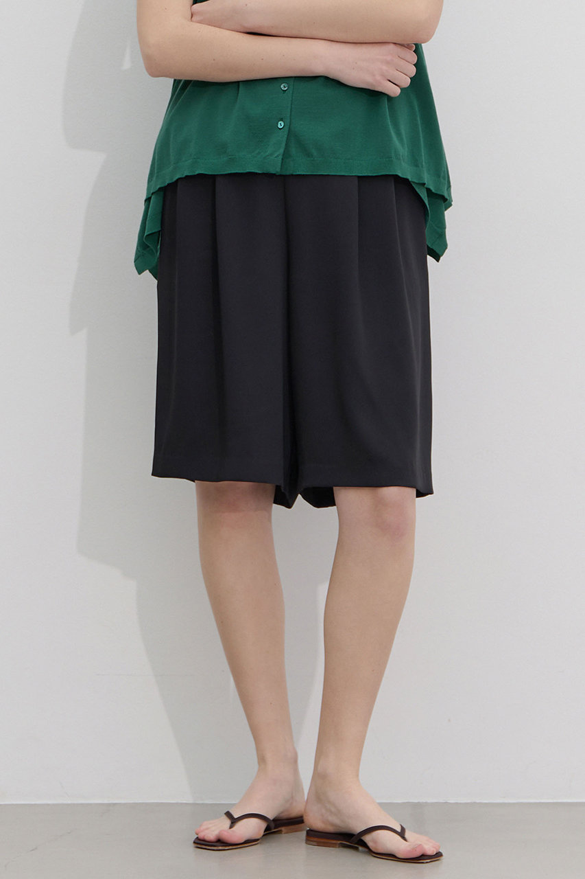 マルティニーク/martiniqueの【予約販売】タックゴムショートパンツ(ブラック/A0363FP 043)