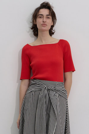 マルティニーク/martiniqueの【予約販売】ワイドスクエアネックプルオーバー(110300/110301)