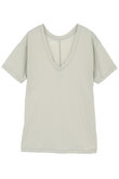 ハイツイストVネックTシャツ
