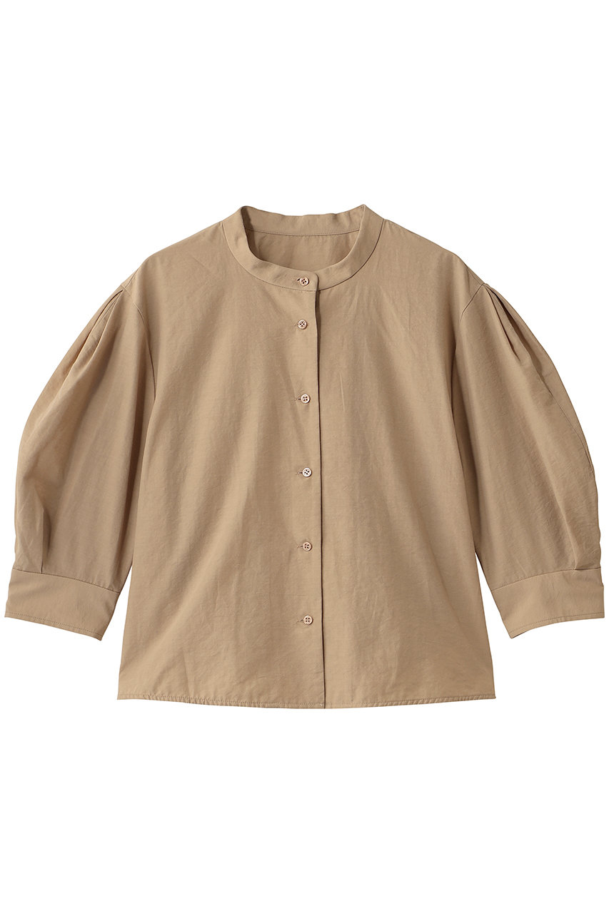 martinique 五分袖コクーンブラウス (モカ, F) マルティニーク ELLE SHOP