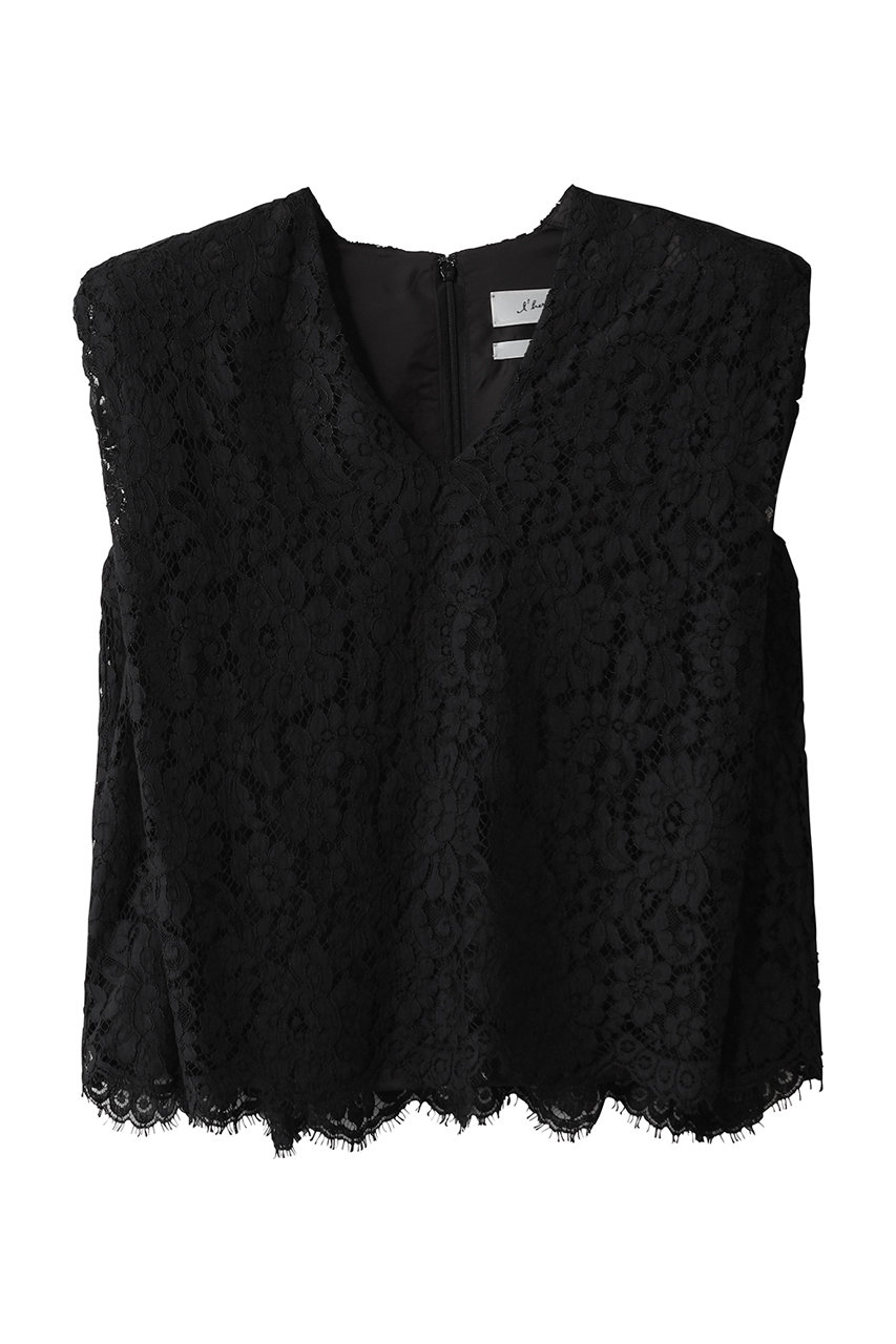 martinique 【l'heritage martinique】ブラウス (ブラック, F) マルティニーク ELLE SHOP