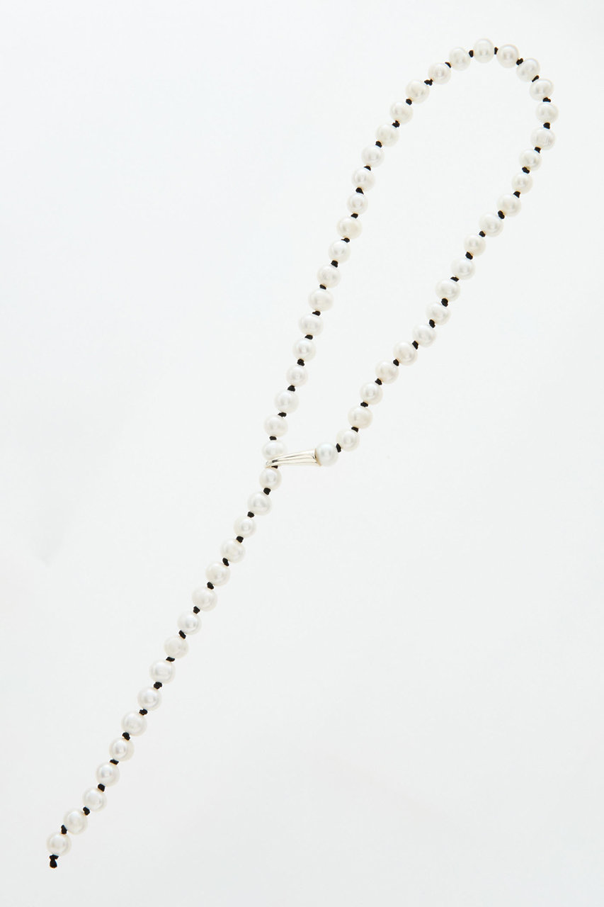 マルティニーク/martiniqueの【予約販売】【TEINTE】CALLA WHITE PEARL STRAND ネックレス 50cm(ブラック/A0364PAC902)