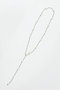 【予約販売】【TEINTE】CALLA WHITE PEARL CORD ネックレス マルティニーク/martinique トープ