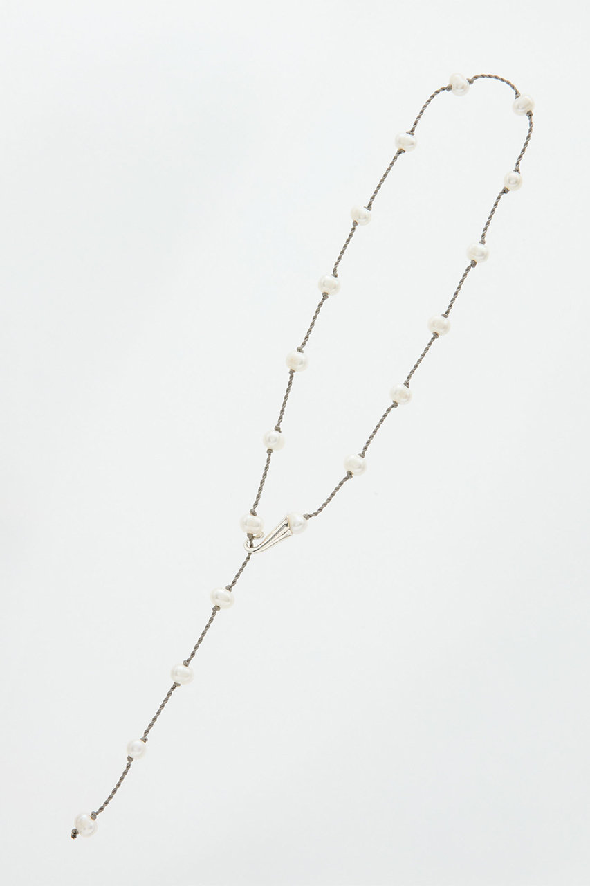 マルティニーク/martiniqueの【予約販売】【TEINTE】CALLA WHITE PEARL CORD ネックレス(トープ/A0364PAC903)