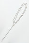 【予約販売】【TEINTE】CALLA WHITE PEARL CORD ロングネックレス マルティニーク/martinique ブラック