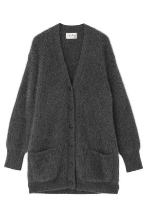 マルティニーク/martiniqueの【予約販売】【l’heritage martinique】FOXカシミヤロングカーディガン(110300/110303)