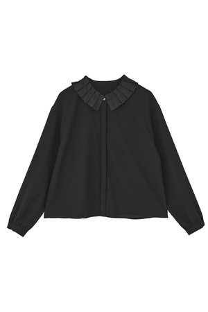 マルティニーク/martiniqueの【予約販売】オーガンコンビジョーゼットブラウス(110400/110403)