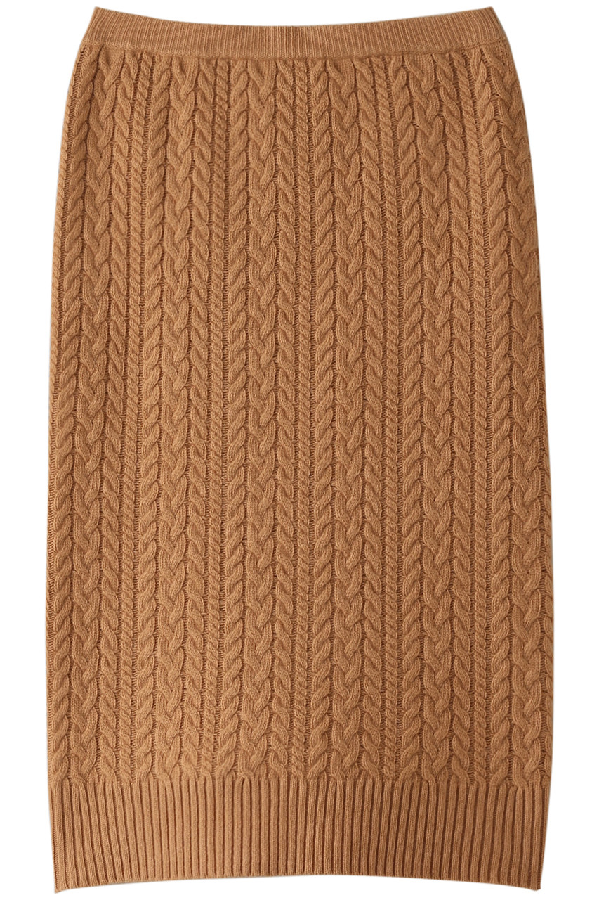 SALE 【70%OFF】 martinique マルティニーク 【l'heritage martinique】ケーブルニットスカート キャメル