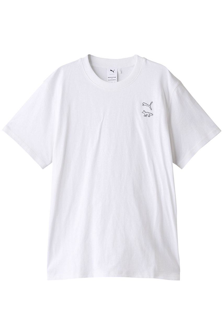 PUMA プーマ 【PUMA x MAISON KITSUNE】 TEE/ Tシャツ ホワイト