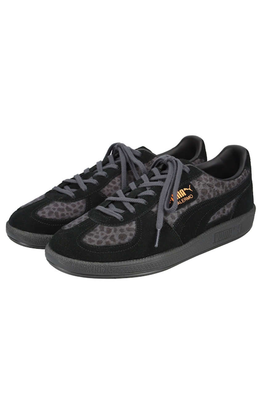プーマパレルモ　黒 PUMA PALERMO WIDE LACE SD PUMA BLACK-PUMA WHITE-PUMA T