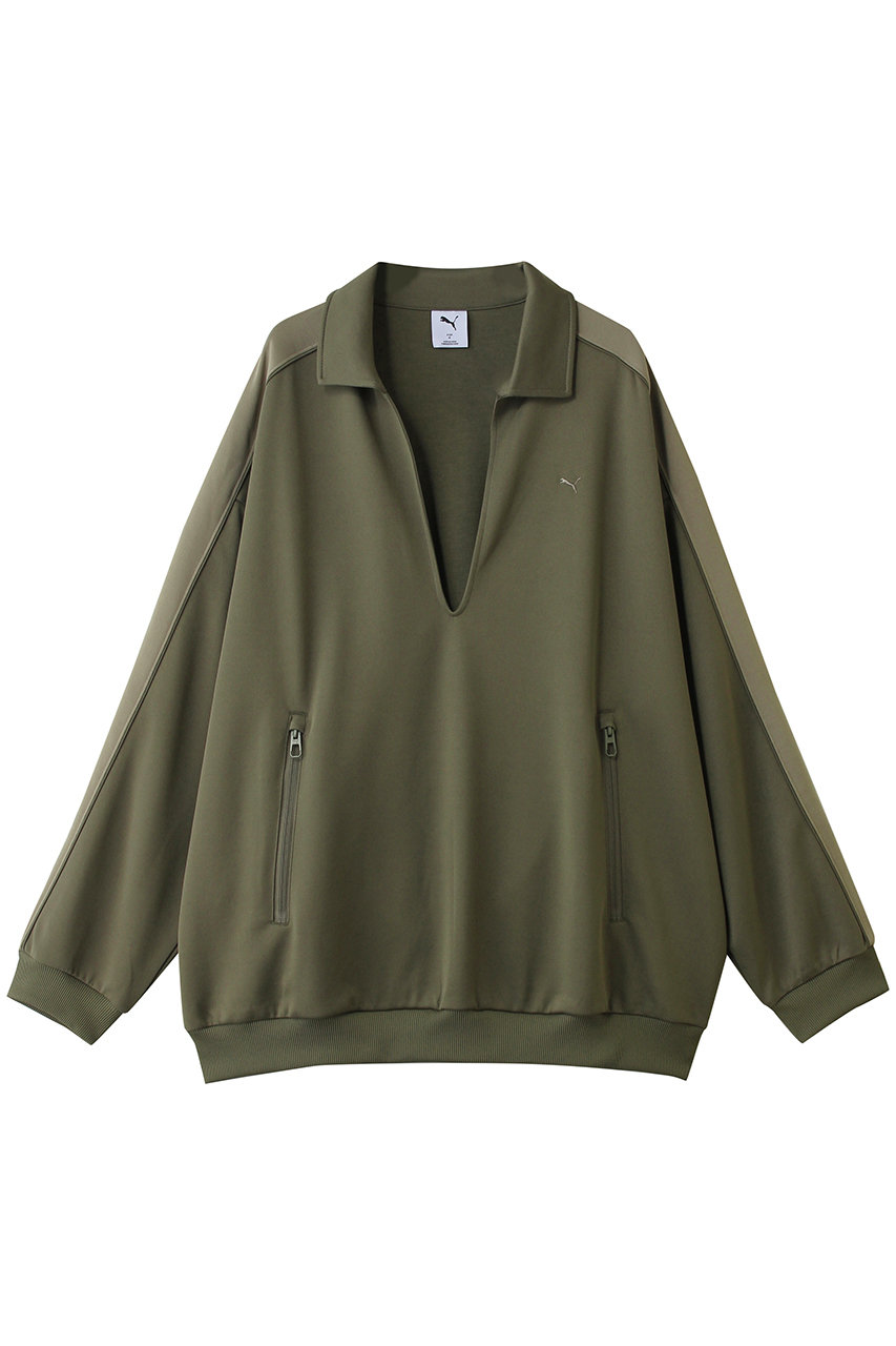 プーマ/PUMAの【UNISEX】【PROJECT PUMA PLUS】T7 SKIPPER JERSEY(LODEN GREEN/638051)