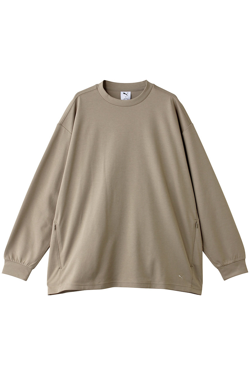 プーマ/PUMAの【UNISEX】【PROJECT PUMA PLUS】OVERSIZED LS TEE(ICE COFFEE/638056)