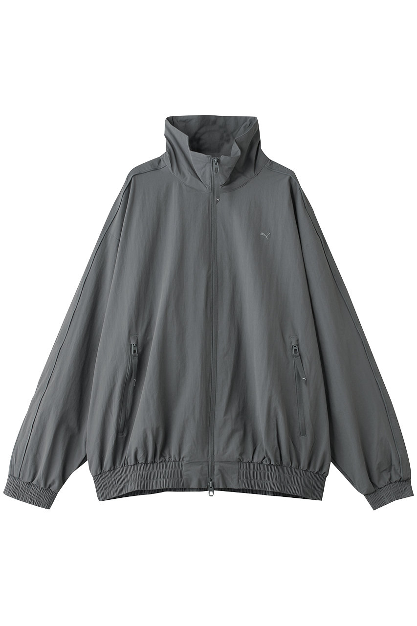 プーマ/PUMAの【UNISEX】【PROJECT PUMA PLUS】STAND COLLAR JACKET(FLAT MEDIUM GRAY/638059)