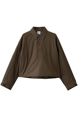 プーマ/PUMAのMATT TAFFETA THIN PADDED PULLOVER
