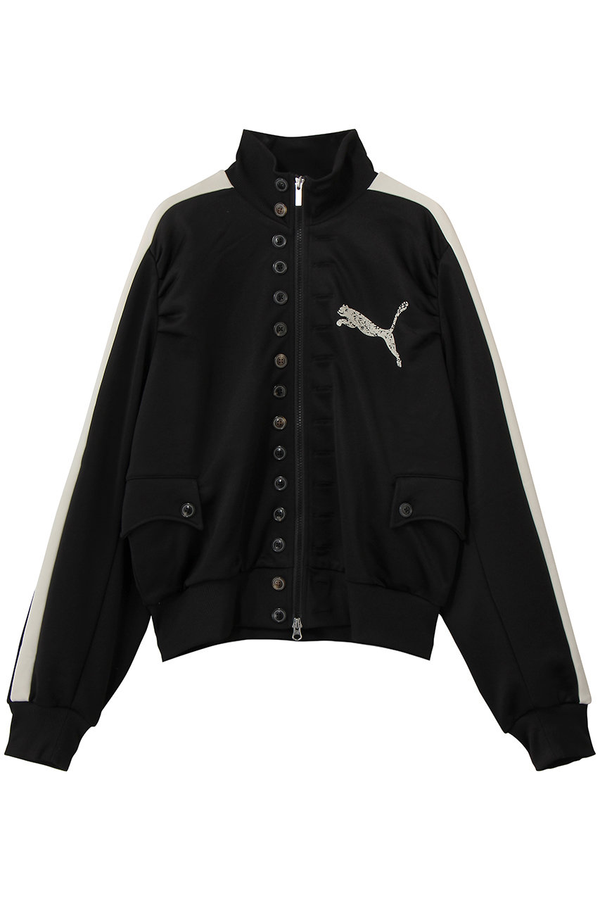 PUMA 【UNISEX】PUMA x MASU T7 CURIO TRACK JACKET (PUMA BLACK, XS) プーマ ELLE SHOP