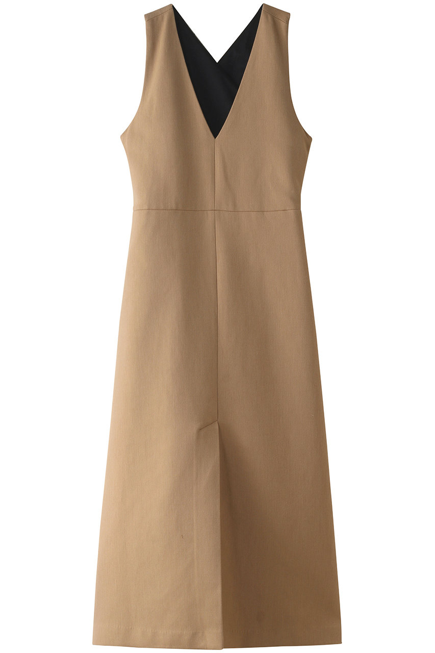 Designworks デザインワークス バッククロスワンピース ブラウン の通販 Elleshop エル ショップ