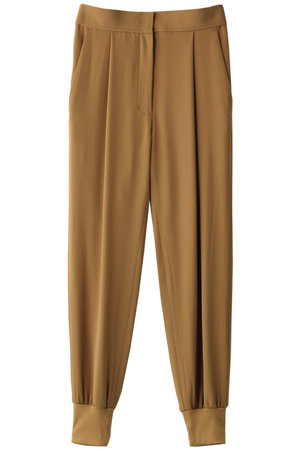 バックサテンジョーゼットジョガーパンツ