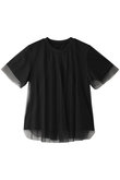 チュール付きTシャツ