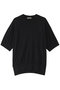 シルク半袖Tシャツ デザインワークス/DESIGNWORKS ブラック