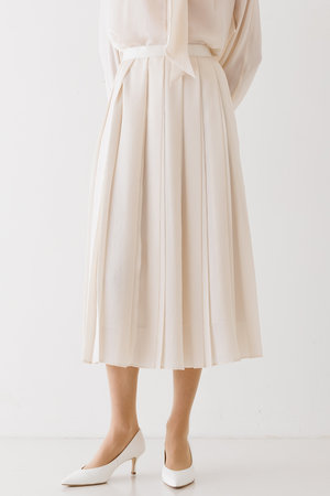 デザインワークス/DESIGNWORKSのサッカーシフォンプリーツスカート(110700/110703)