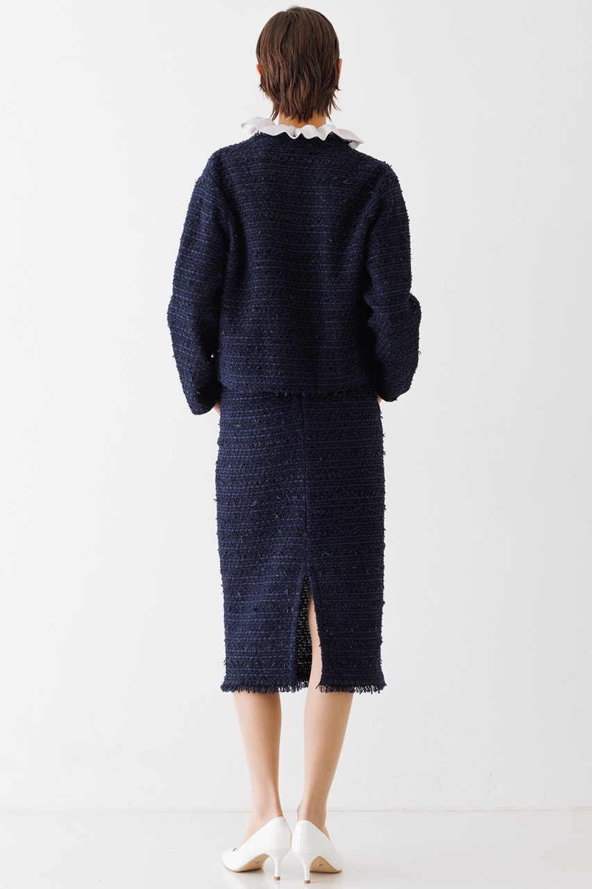 DESIGNWORKS(デザインワークス)｜【COOHEM】ツイードニットジャケット