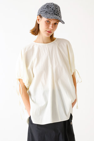 デザインワークス/DESIGNWORKSのリボンスリーブブラウス(110400/110402)