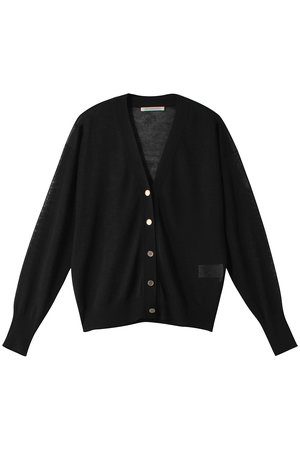 デザインワークス/DESIGNWORKSのラメシアーVネックカーディガン(110300/110303)
